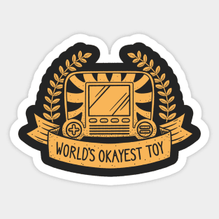 Funny Gaming - World's Okayest Toy Sticker